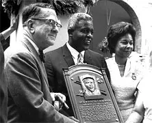 Jackie Robinson Inducted into the Baseball Hall of Fame