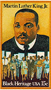 Martin Luther King Stamp - blackhistorymoments.com
