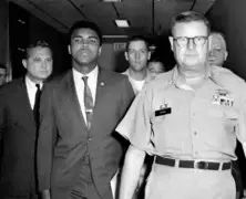 Muhammad Ali refuses Induction into the US Army