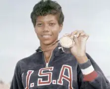 Wilma Rudolph Wins Olympic Gold