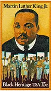 Martin Luther King Stamp - blackhistorymoments.com